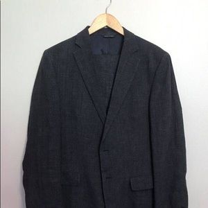 Banana Republic Navy Blue linen suit 38R 30x30